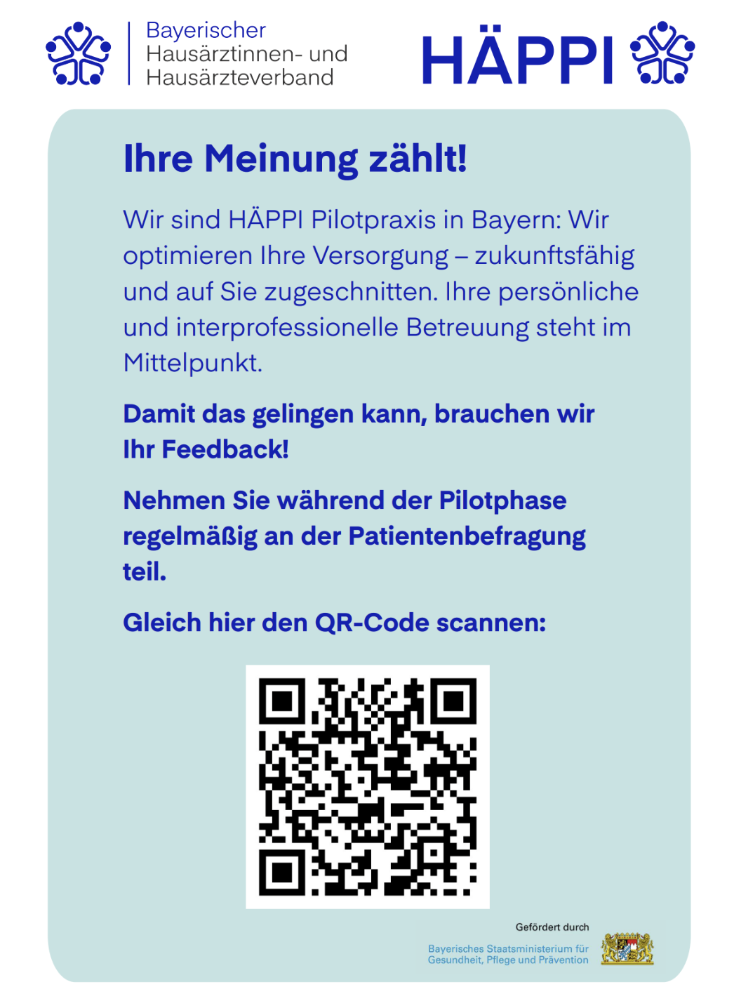 Patientenbefragung HÄPPI Bayern